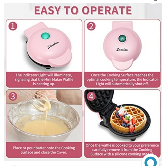 Small waffle maker - Picture 5 of 8